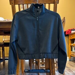 All in motion Black Zip-Up Crop Jacket XS